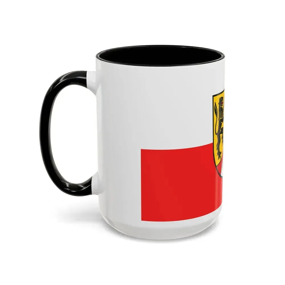 Flag of Hildburghausen Germany - Accent Coffee Mug - Go Mug Yourself