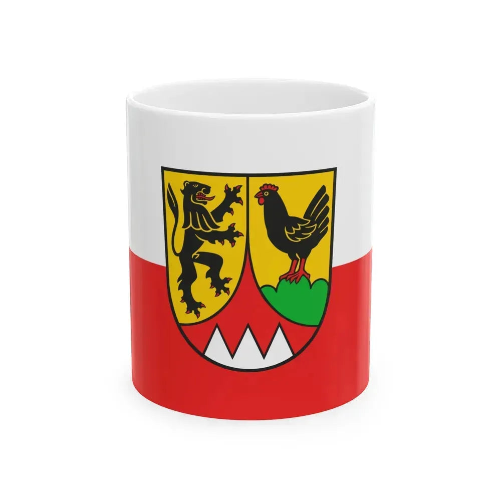 Flag of Hildburghausen Germany - White Coffee Mug 11oz - Go Mug Yourself