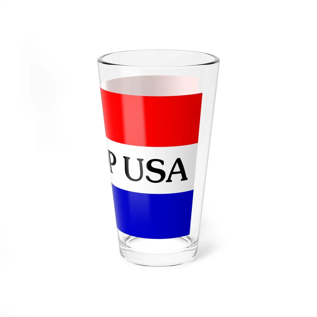 Flag of Hilltop Ohio (United States) Pint Glass 16oz - Go Mug Yourself