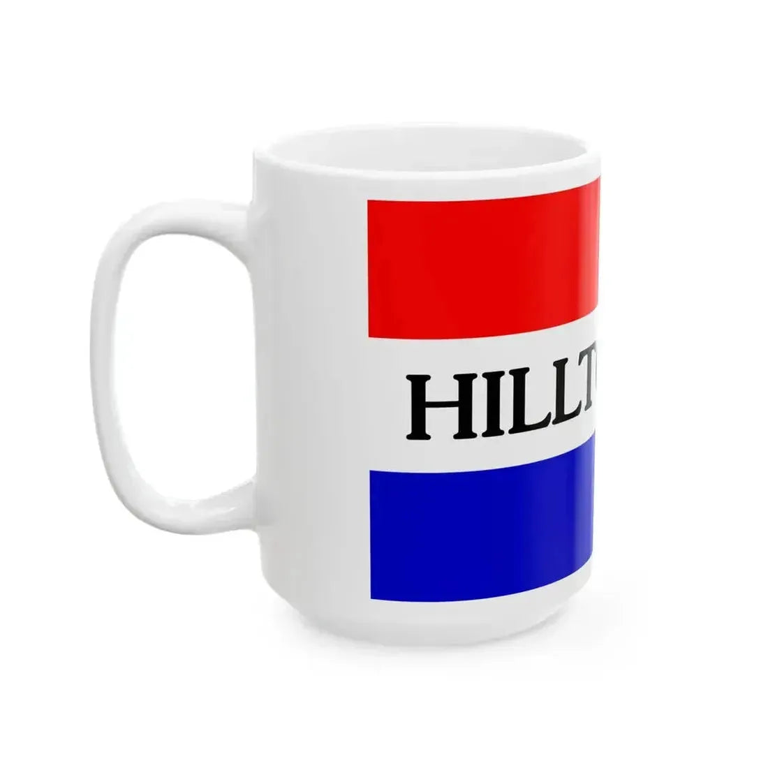 Flag of Hilltop Ohio (United States) White Coffee Mug - Go Mug Yourself