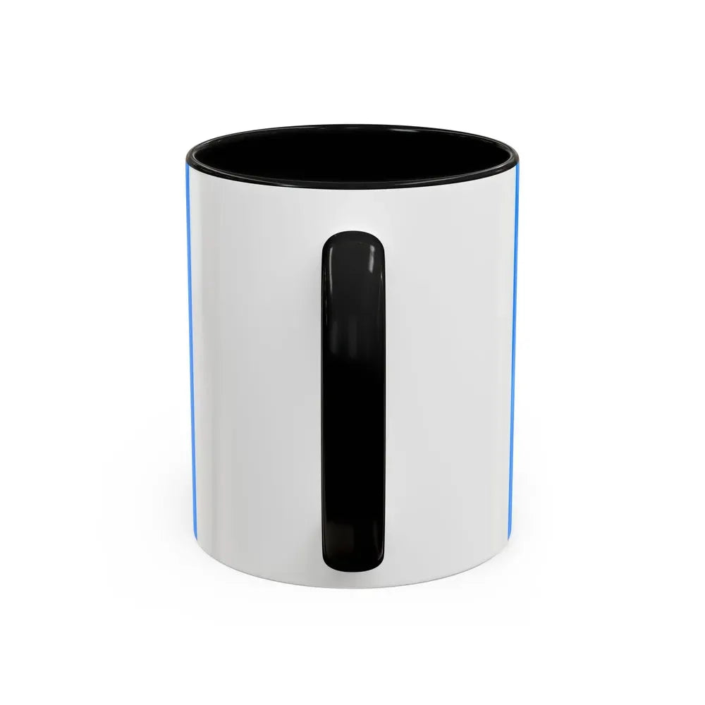 Flag of Hilversum the largest city of the Gooi area Netherlands - Accent Coffee Mug - Go Mug Yourself