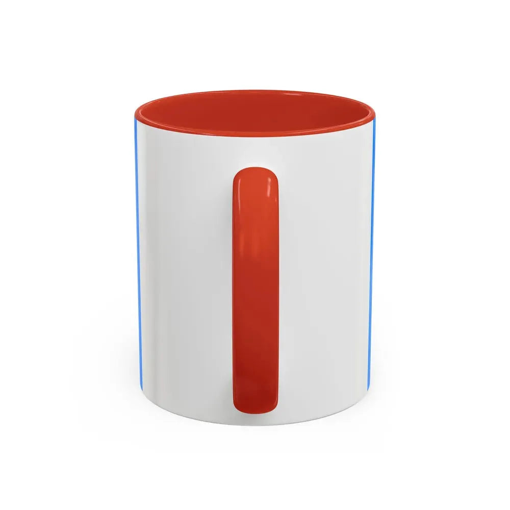 Flag of Hilversum the largest city of the Gooi area Netherlands - Accent Coffee Mug - Go Mug Yourself
