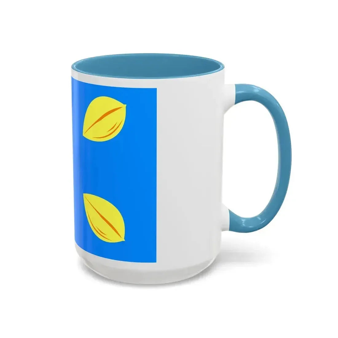 Flag of Hilversum the largest city of the Gooi area Netherlands - Accent Coffee Mug - Go Mug Yourself