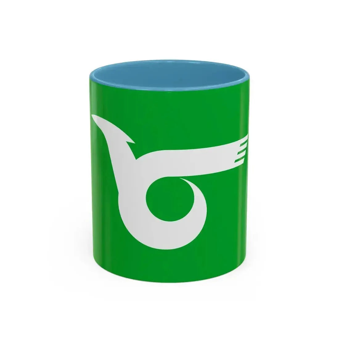 Flag of Himeji Hyogo Japan - Accent Coffee Mug 11oz Light Blue - Go Mug Yourself