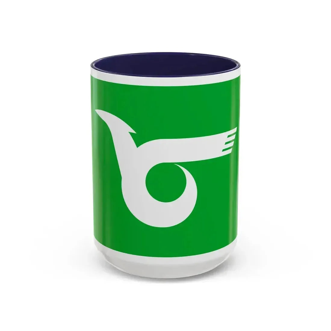 Flag of Himeji Hyogo Japan - Accent Coffee Mug 15oz Navy - Go Mug Yourself