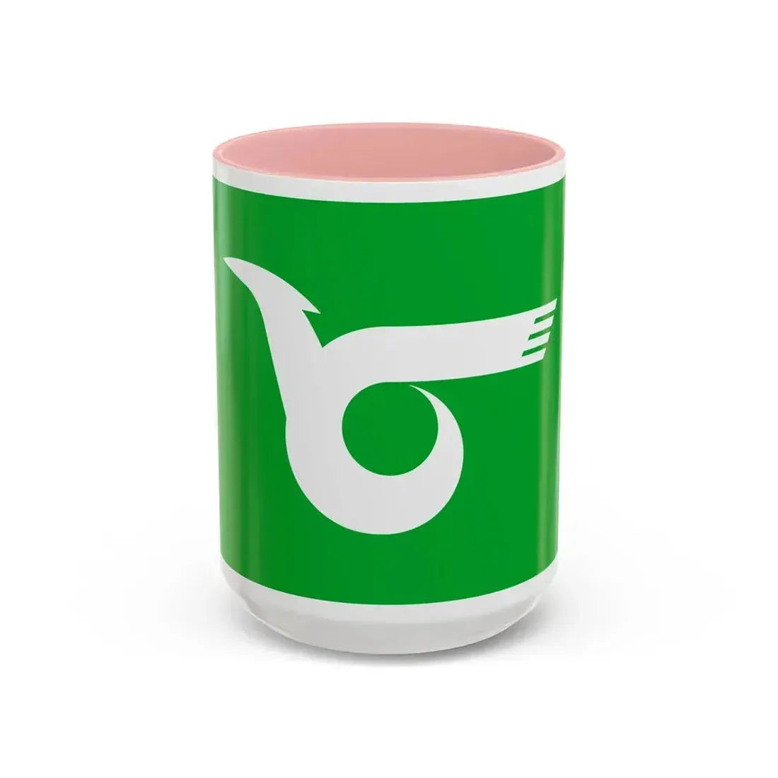 Flag of Himeji Hyogo Japan - Accent Coffee Mug 15oz Pink - Go Mug Yourself