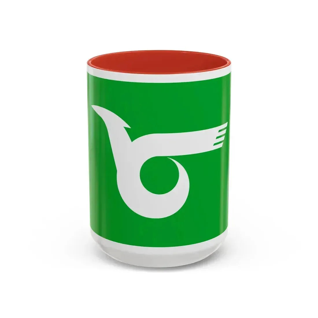 Flag of Himeji Hyogo Japan - Accent Coffee Mug 15oz Red - Go Mug Yourself