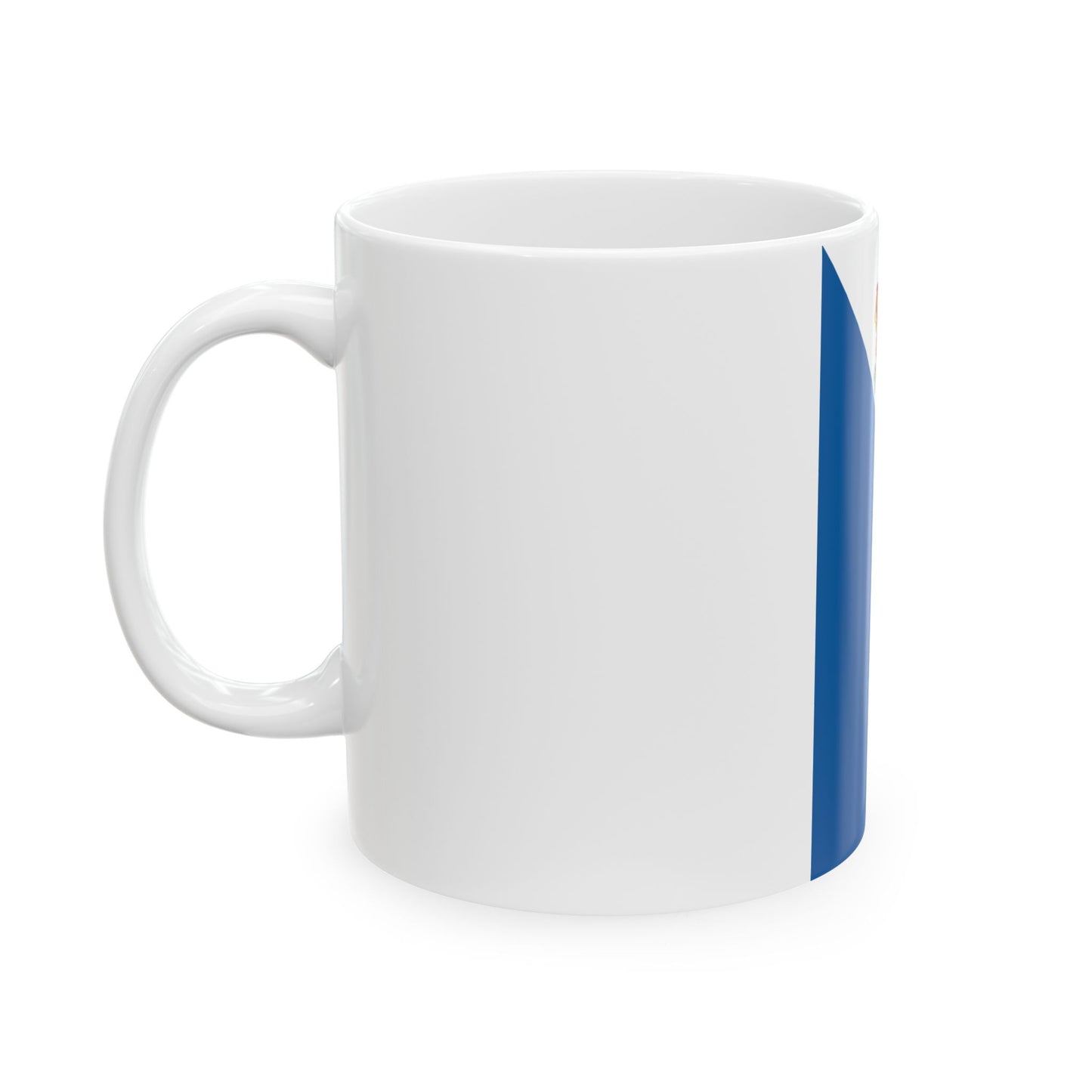 Flag of Himeshaza vertical (Hungary) White Coffee Mug-Go Mug Yourself