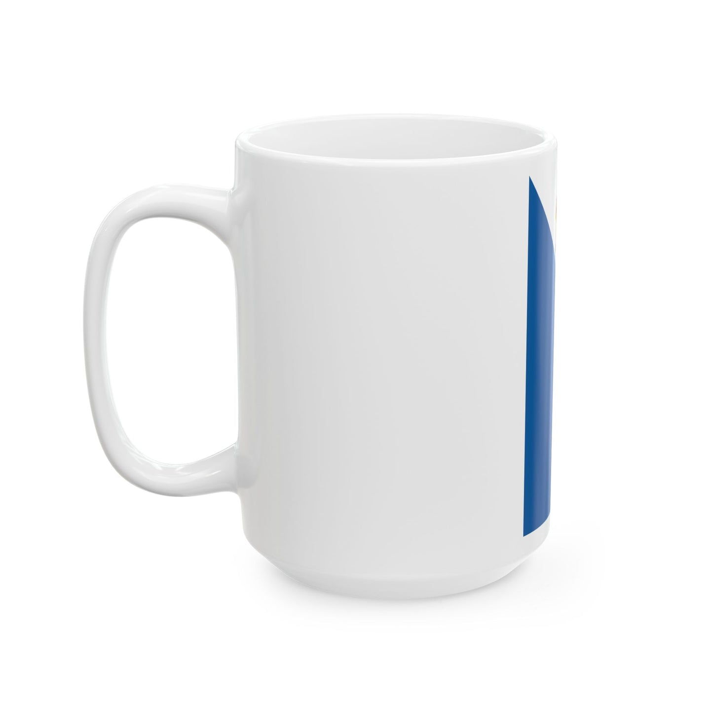 Flag of Himeshaza vertical (Hungary) White Coffee Mug-Go Mug Yourself