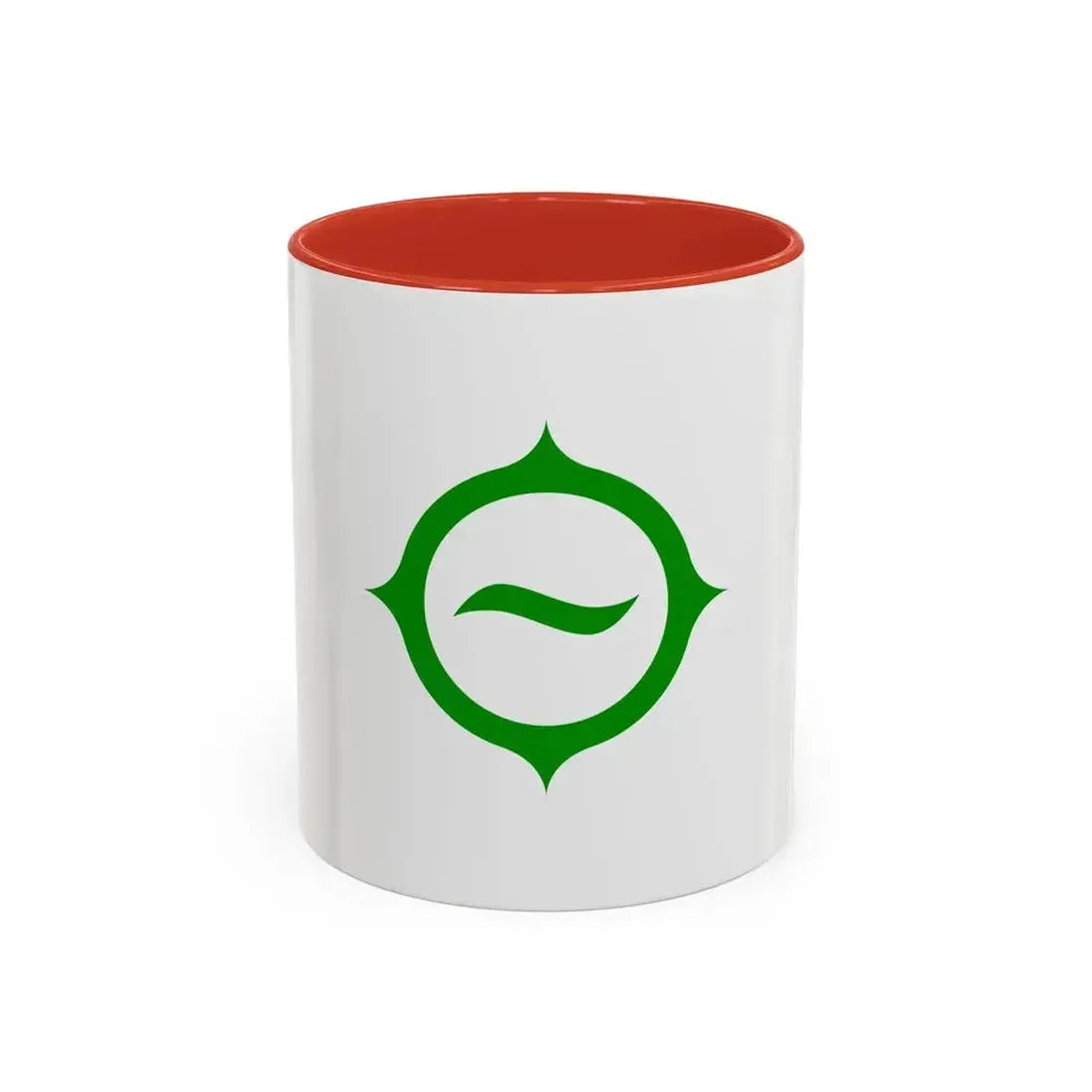 Flag of Hino Tokyo Japan - Accent Coffee Mug 11oz Red - Go Mug Yourself