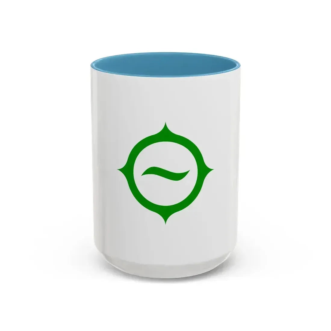 Flag of Hino Tokyo Japan - Accent Coffee Mug 15oz Light Blue - Go Mug Yourself