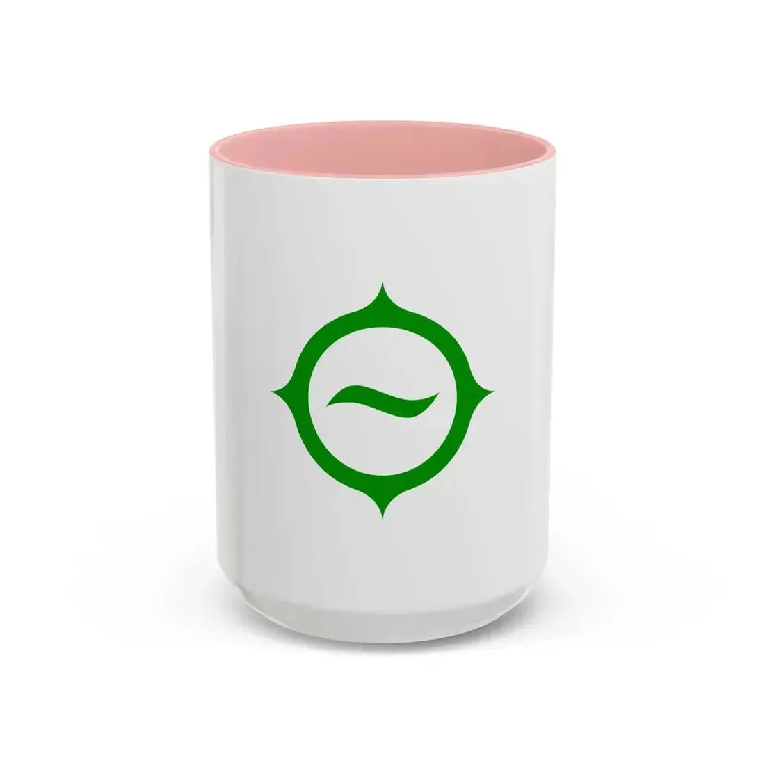 Flag of Hino Tokyo Japan - Accent Coffee Mug 15oz Pink - Go Mug Yourself