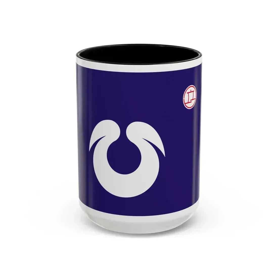 Flag of Hirakata Osaka Japan - Accent Coffee Mug 15oz Black - Go Mug Yourself