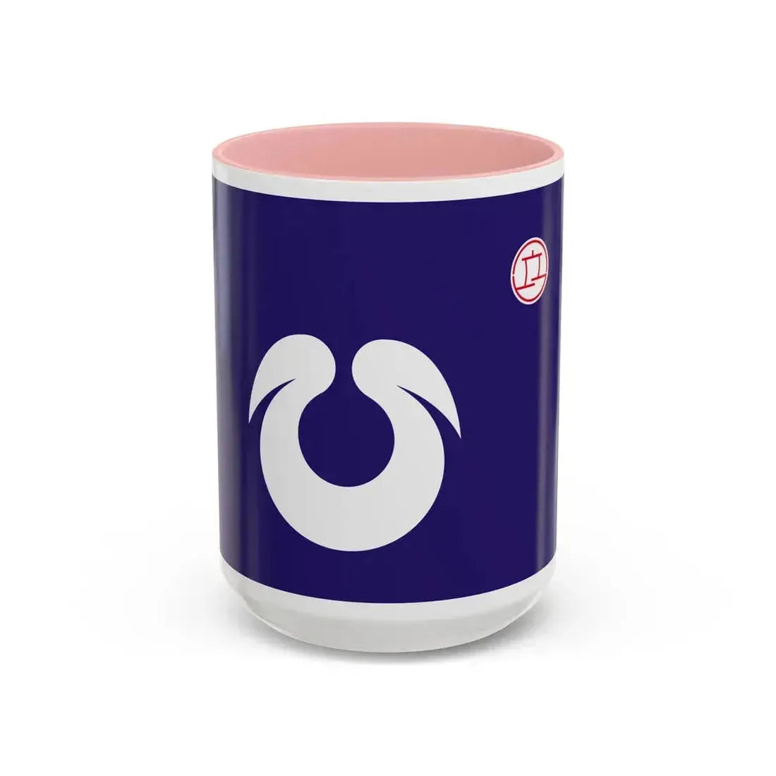 Flag of Hirakata Osaka Japan - Accent Coffee Mug 15oz Pink - Go Mug Yourself