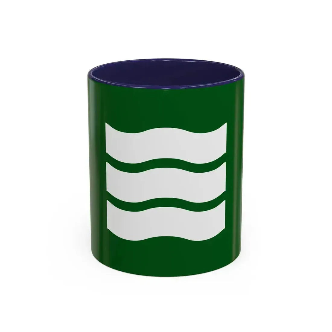 Flag of Hiroshima Hiroshima Japan - Accent Coffee Mug 11oz Navy - Go Mug Yourself