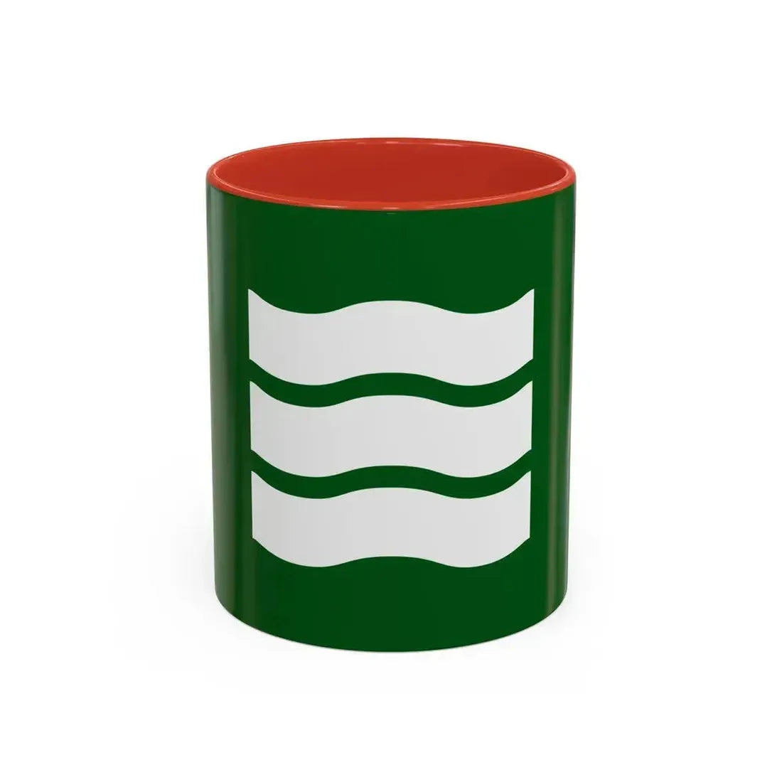 Flag of Hiroshima Hiroshima Japan - Accent Coffee Mug 11oz Red - Go Mug Yourself