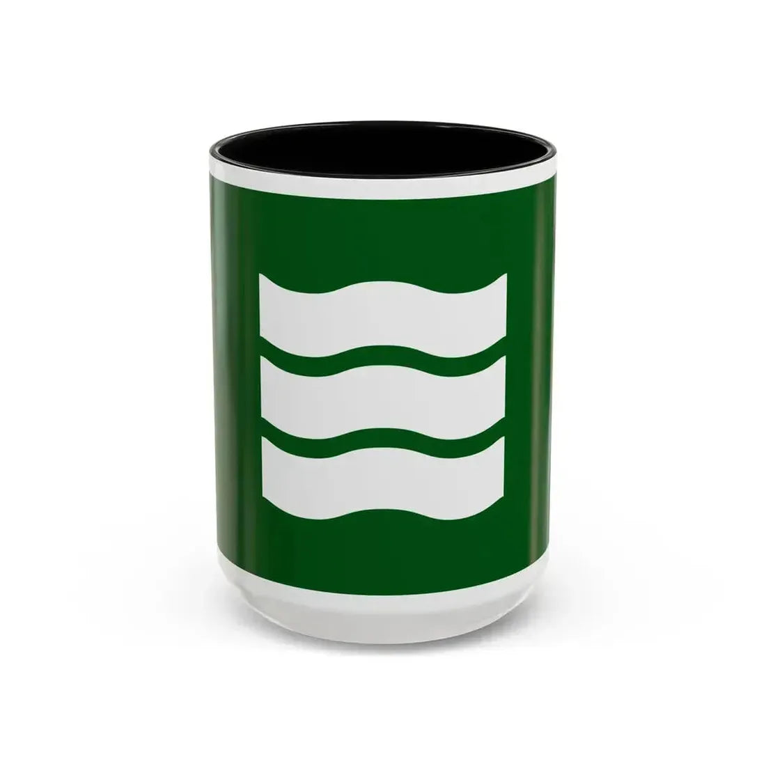 Flag of Hiroshima Hiroshima Japan - Accent Coffee Mug 15oz Black - Go Mug Yourself