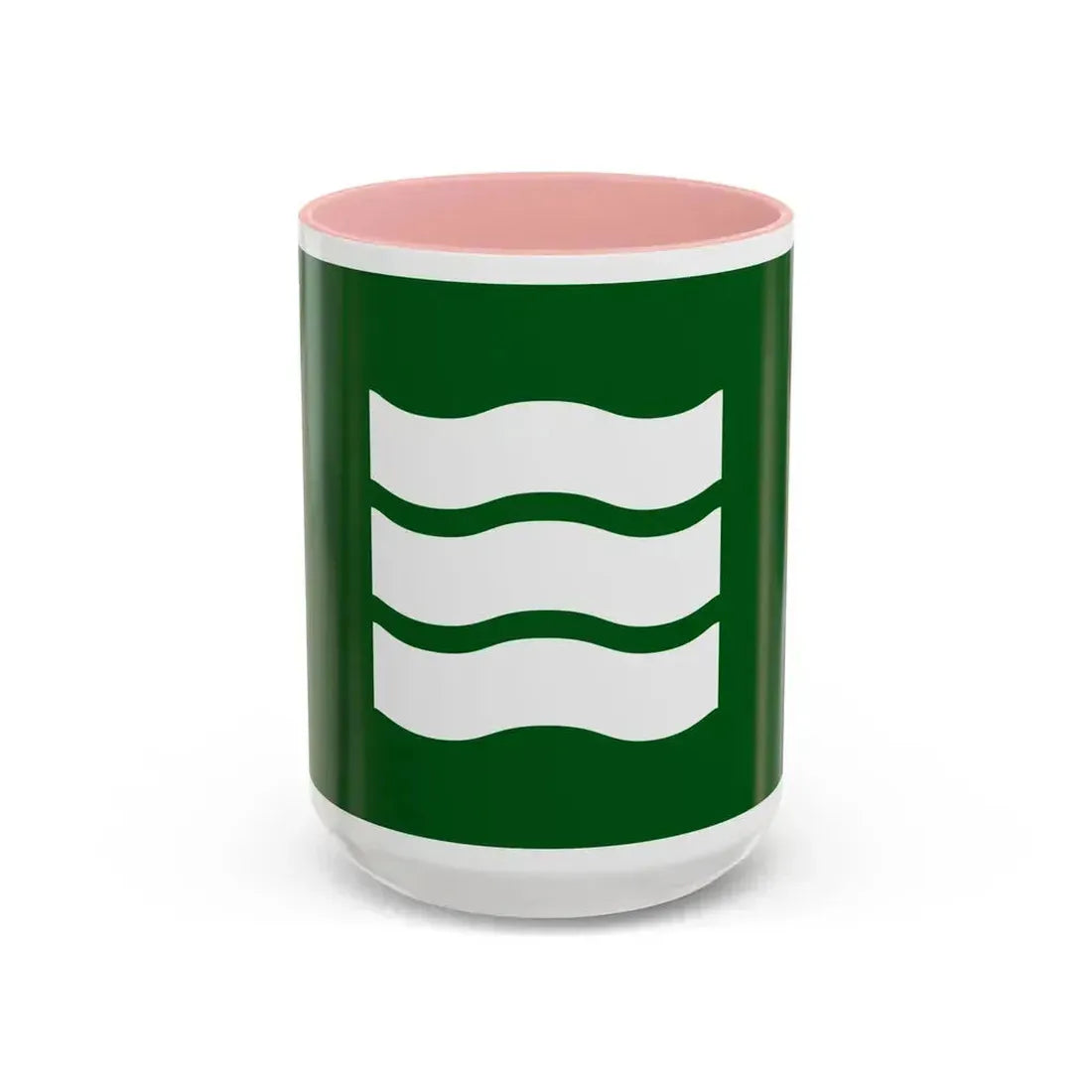 Flag of Hiroshima Hiroshima Japan - Accent Coffee Mug 15oz Pink - Go Mug Yourself