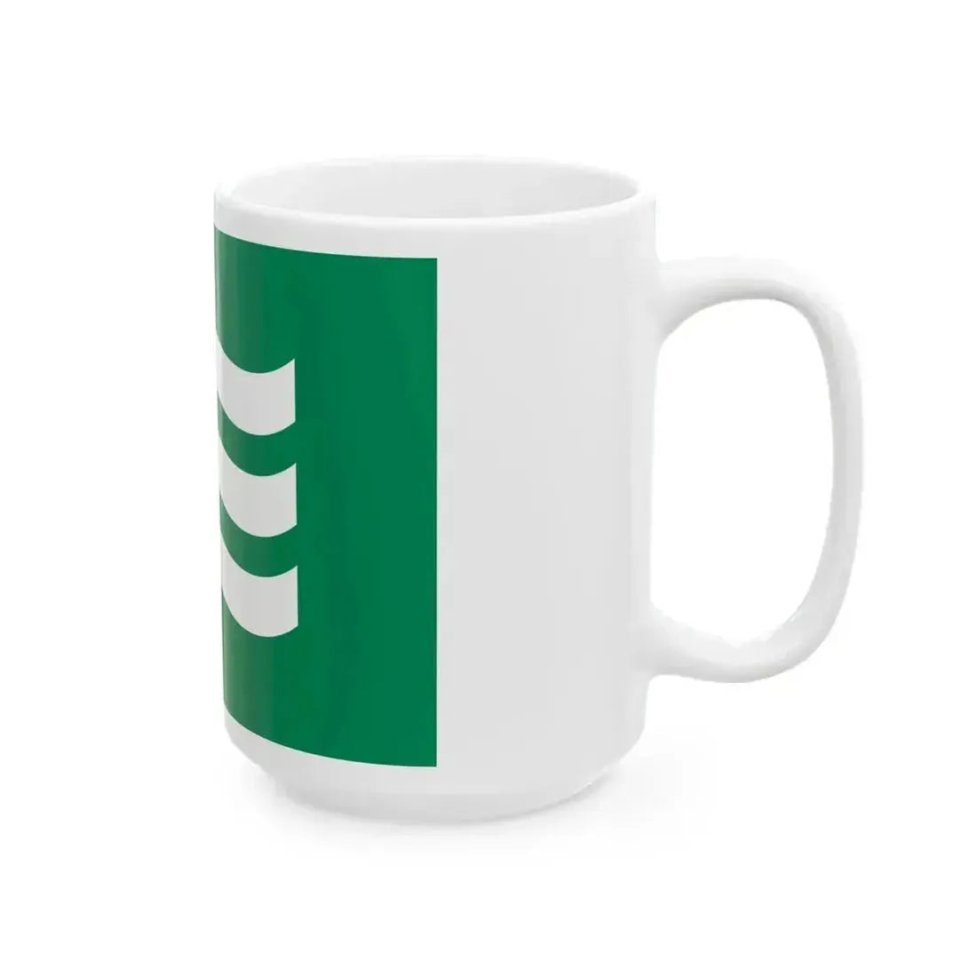 Flag of Hiroshima Hiroshima variant (Japan) White Coffee Mug - Go Mug Yourself