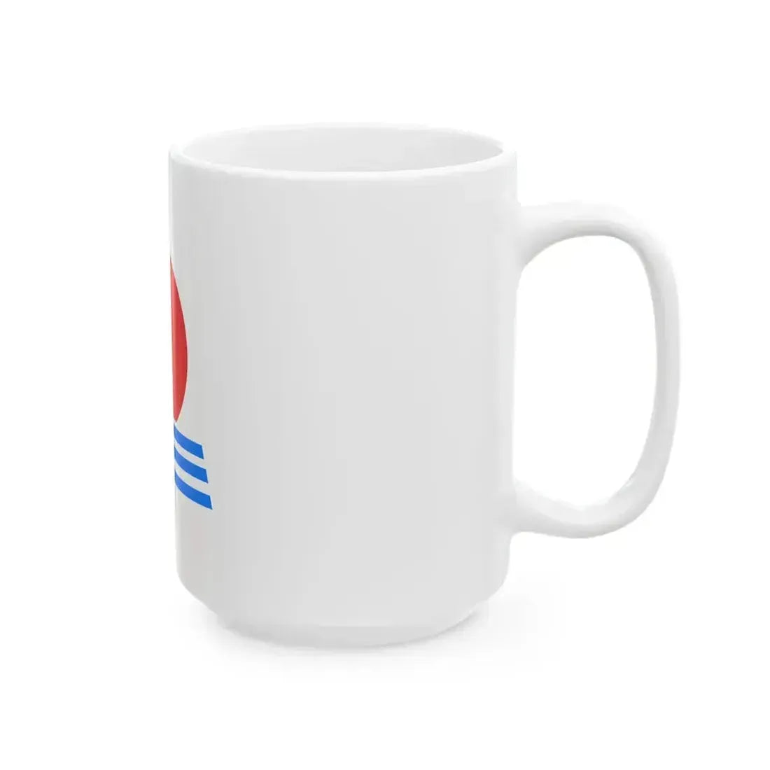 Flag of Hiroshima Hokkaido 1934-1969 (Japan) White Coffee Mug - Go Mug Yourself