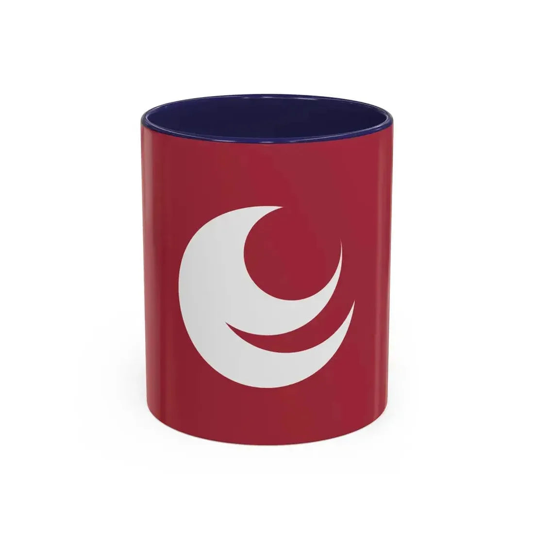 Flag of Hiroshima Prefecture Japan - Accent Coffee Mug 11oz Navy - Go Mug Yourself