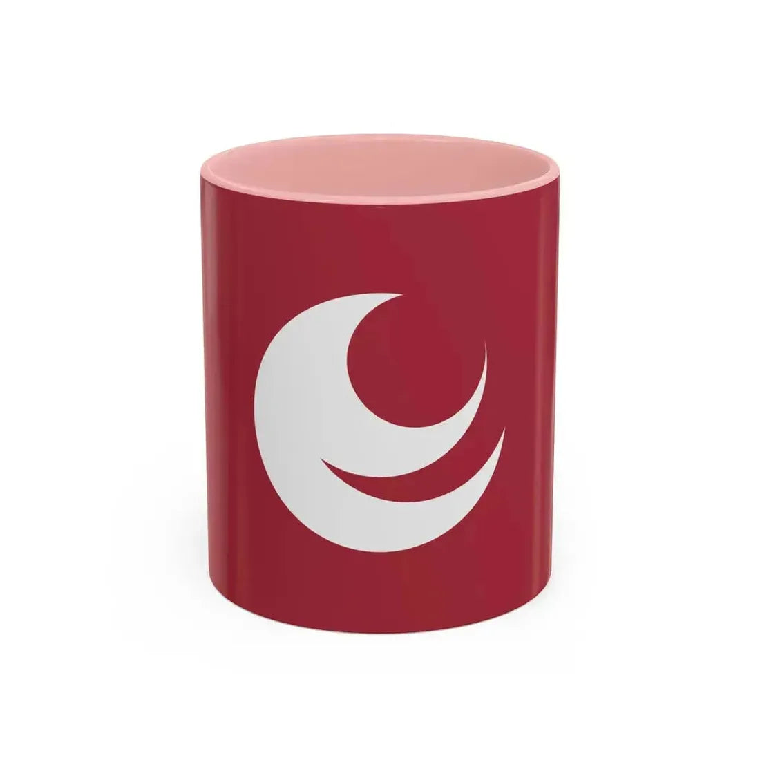 Flag of Hiroshima Prefecture Japan - Accent Coffee Mug 11oz Pink - Go Mug Yourself