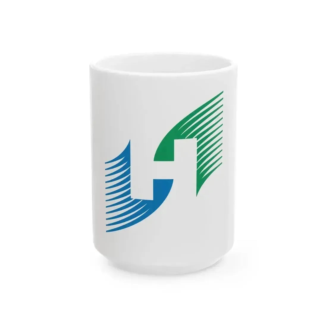 Flag of Hitachinaka Ibaraki (Japan) White Coffee Mug 15oz - Go Mug Yourself