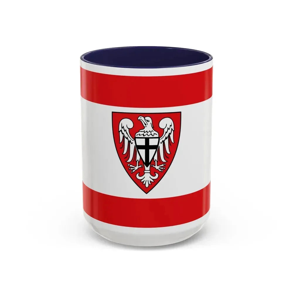 Flag of Hochsauerlandkreis Germany - Accent Coffee Mug 15oz Navy - Go Mug Yourself