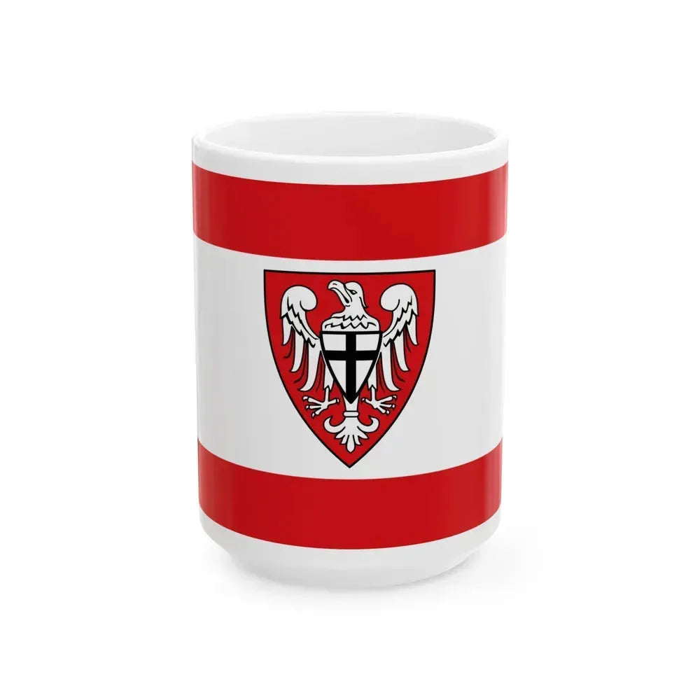 Flag of Hochsauerlandkreis Germany - White Coffee Mug 15oz - Go Mug Yourself