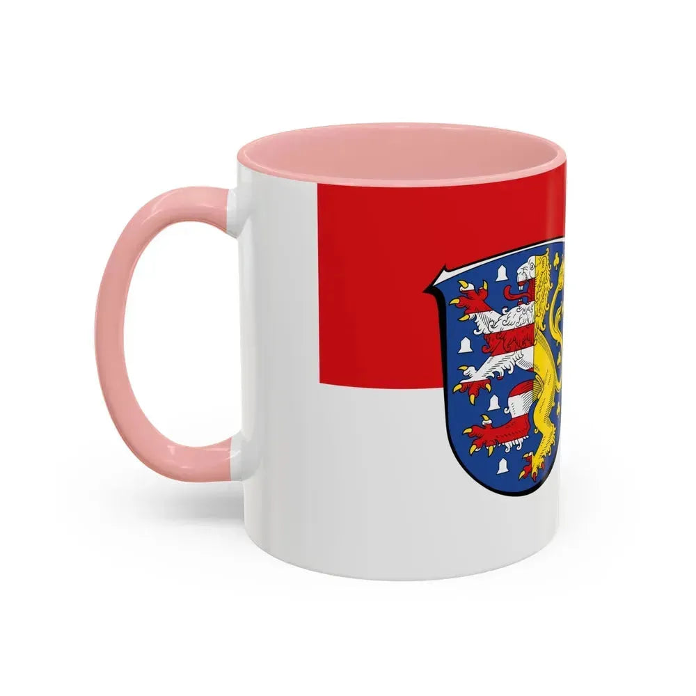 Flag of Hochtaunuskreis Germany - Accent Coffee Mug - Go Mug Yourself