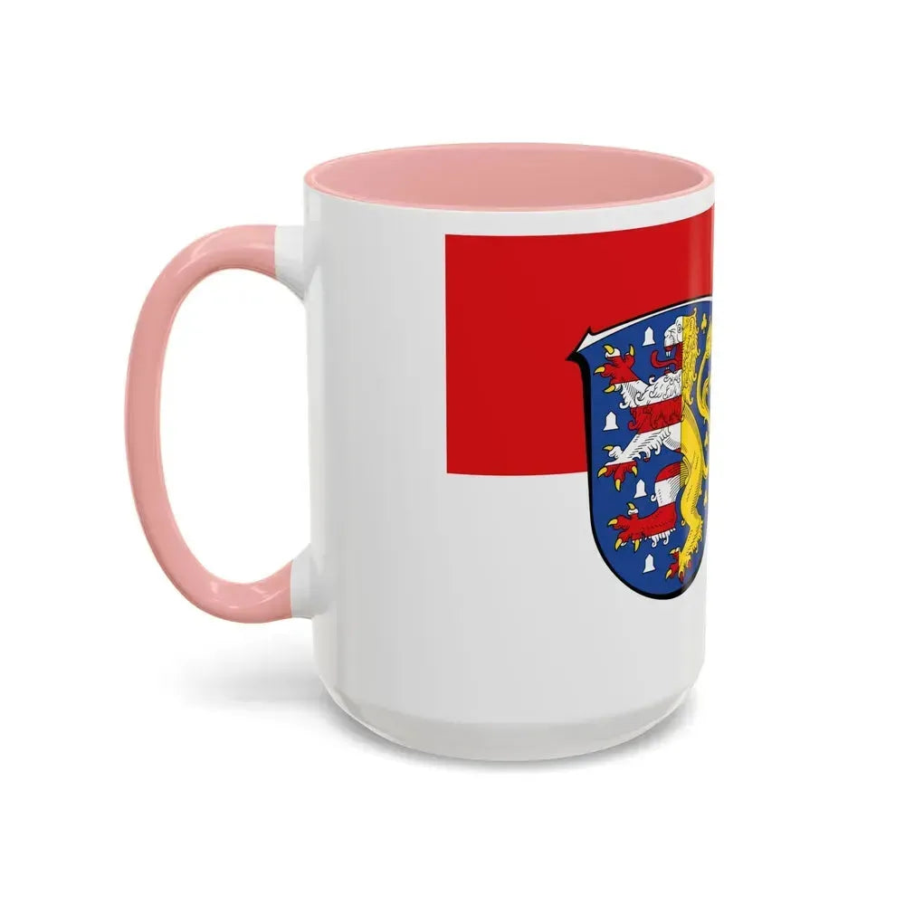 Flag of Hochtaunuskreis Germany - Accent Coffee Mug - Go Mug Yourself