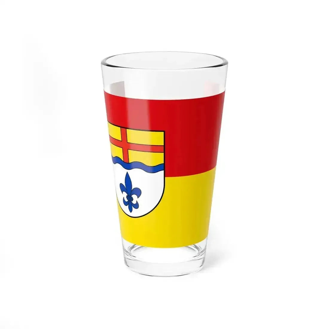 Flag of Hoexter Germany - Pint Glass 16oz 16oz - Go Mug Yourself