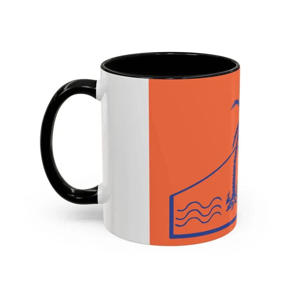 Flag of Hof Azza Regional Council Israel - Accent Coffee Mug - Go Mug Yourself