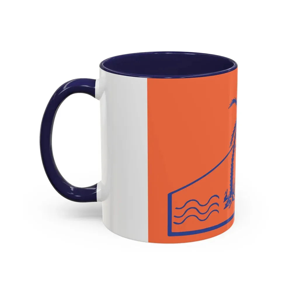 Flag of Hof Azza Regional Council Israel - Accent Coffee Mug - Go Mug Yourself