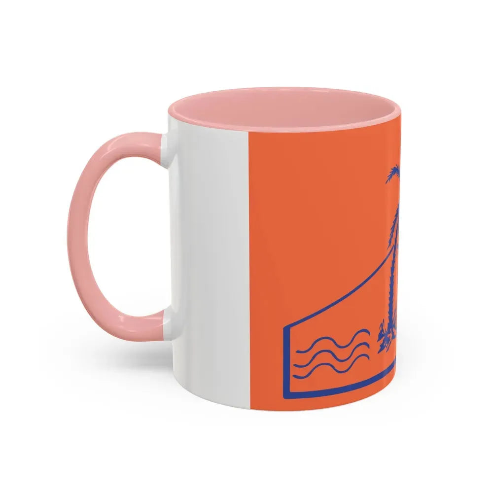 Flag of Hof Azza Regional Council Israel - Accent Coffee Mug - Go Mug Yourself