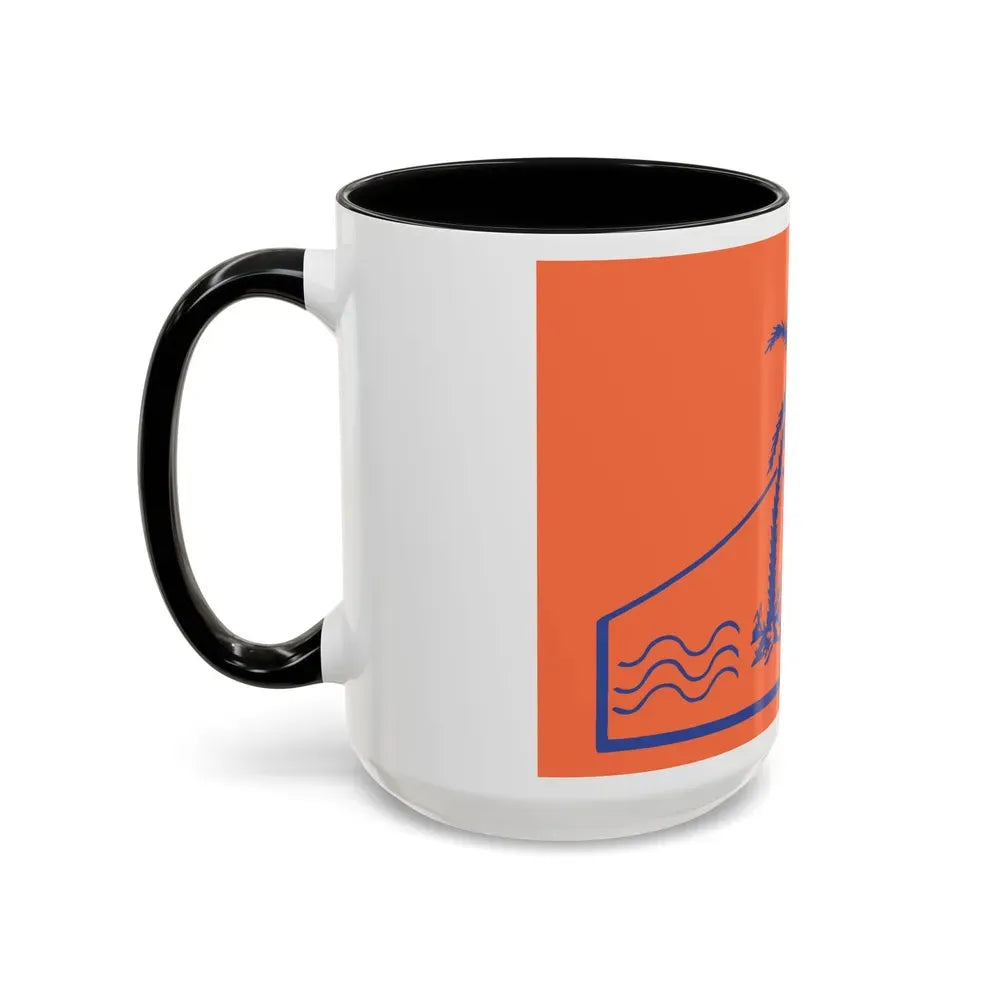 Flag of Hof Azza Regional Council Israel - Accent Coffee Mug - Go Mug Yourself