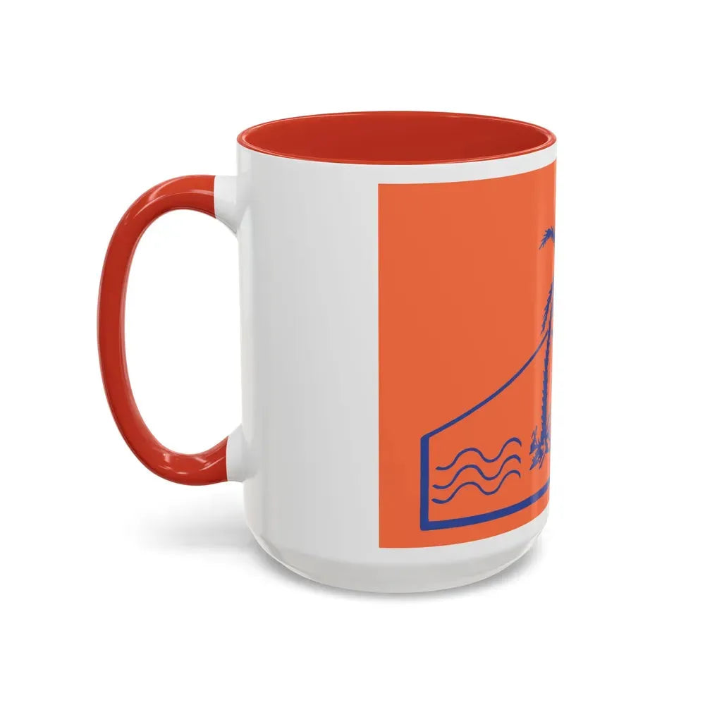 Flag of Hof Azza Regional Council Israel - Accent Coffee Mug - Go Mug Yourself