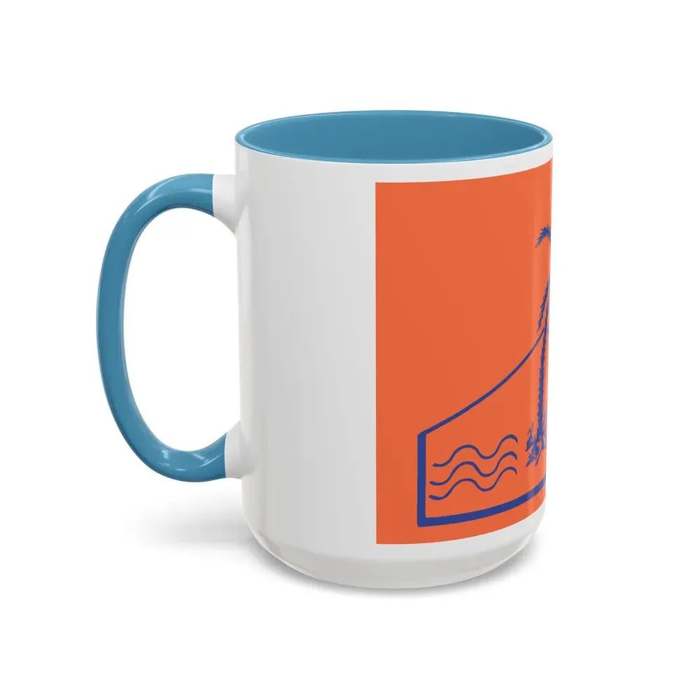 Flag of Hof Azza Regional Council Israel - Accent Coffee Mug - Go Mug Yourself