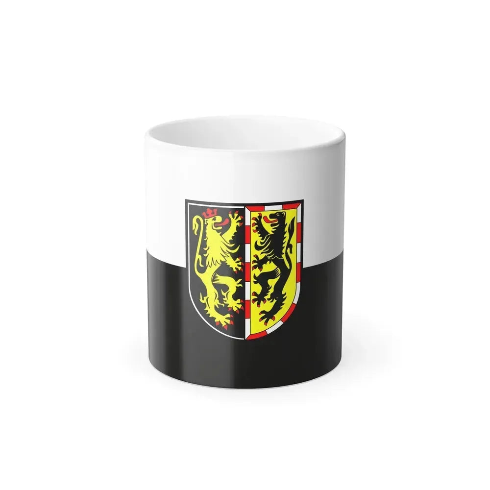 Flag of Hof Germany - Color Changing Coffee Mug 11oz - Go Mug Yourself