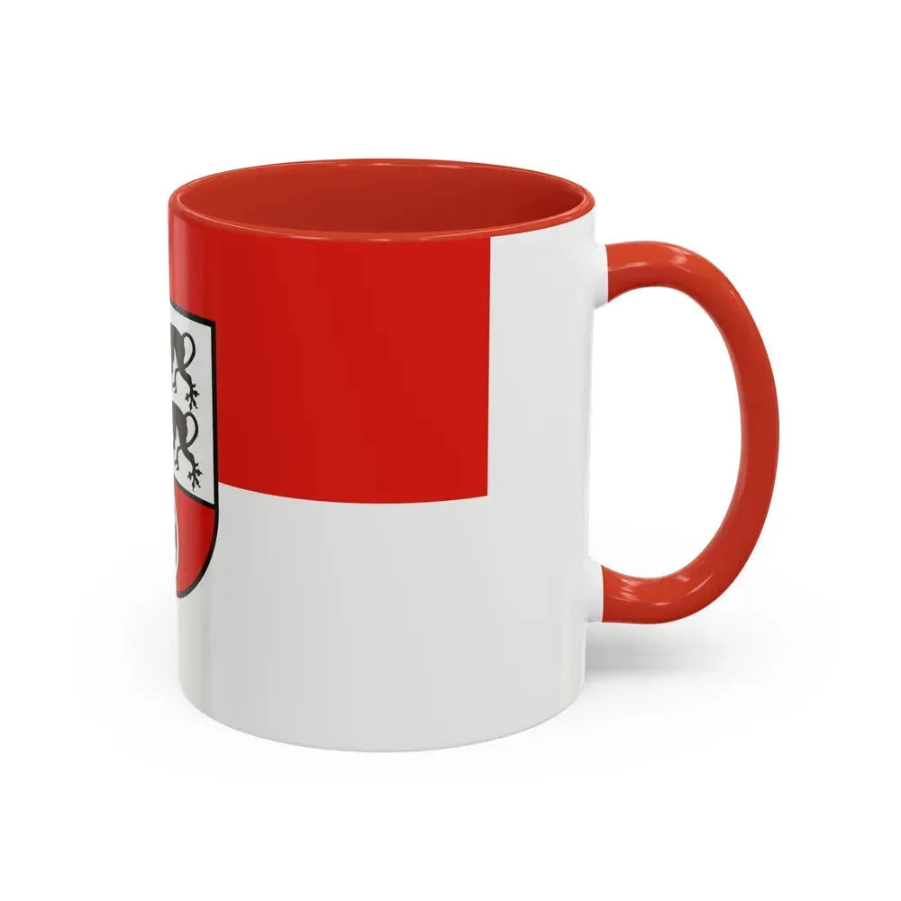 Flag of Hohenlohekreis Germany - Accent Coffee Mug - Go Mug Yourself