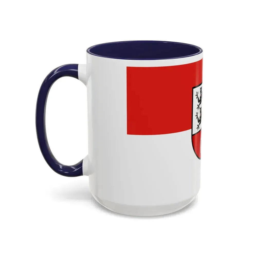 Flag of Hohenlohekreis Germany - Accent Coffee Mug - Go Mug Yourself