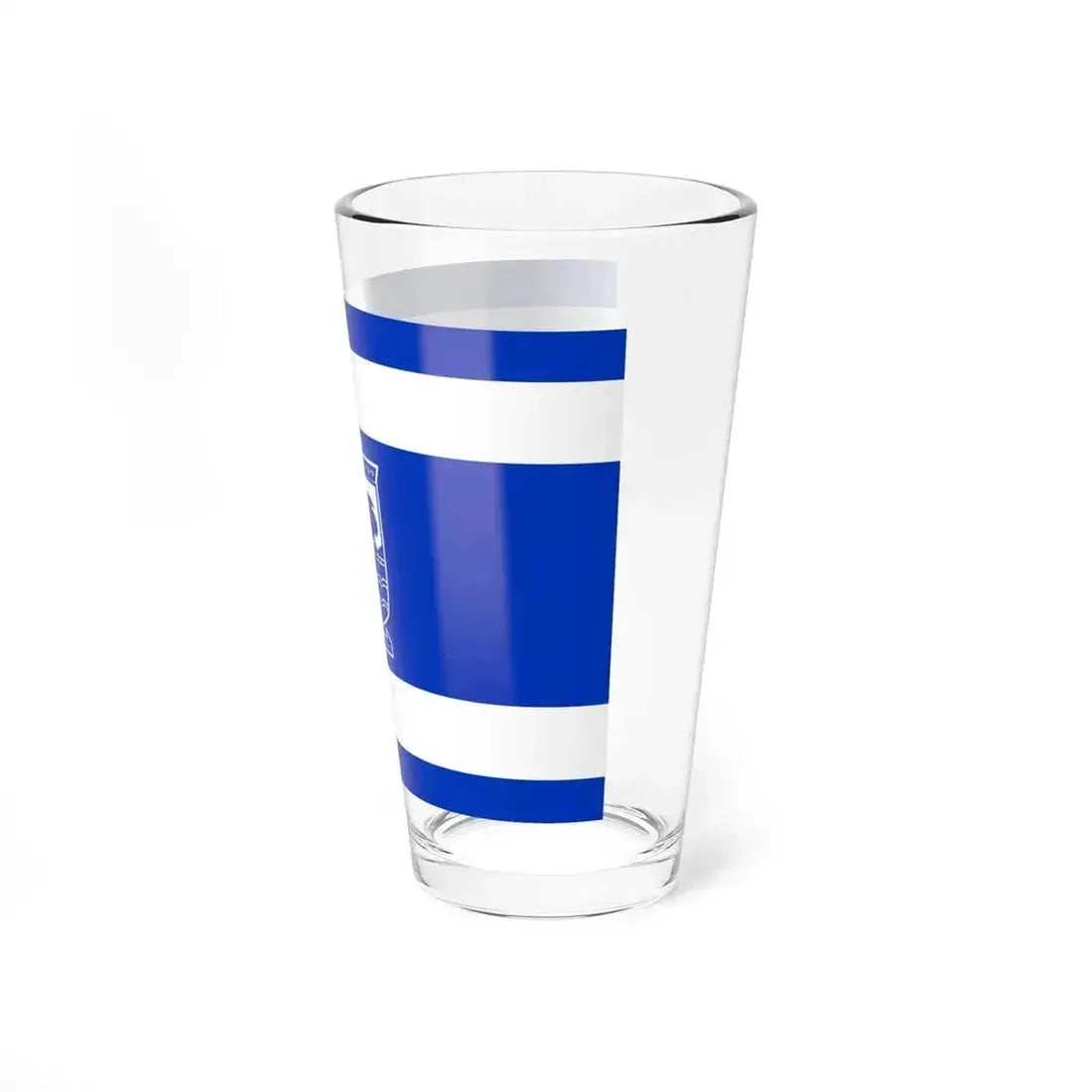 Flag of Holon Israel - Pint Glass 16oz - Go Mug Yourself