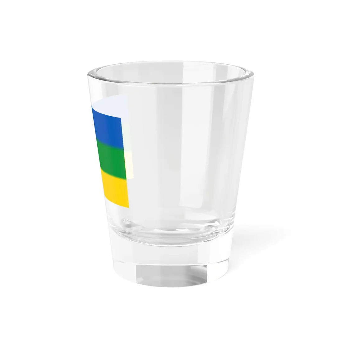 Flag of Holovne (Ukraine) Shot Glass 1.5oz - Go Mug Yourself