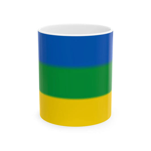 Flag of Holovne (Ukraine) White Coffee Mug 11oz - Go Mug Yourself