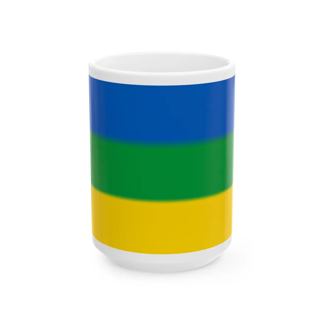 Flag of Holovne (Ukraine) White Coffee Mug 15oz - Go Mug Yourself