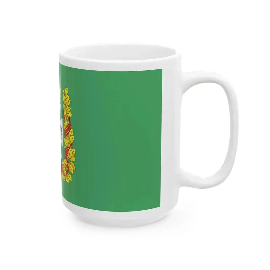 Flag of Homyel Voblast (Belarus) White Coffee Mug - Go Mug Yourself