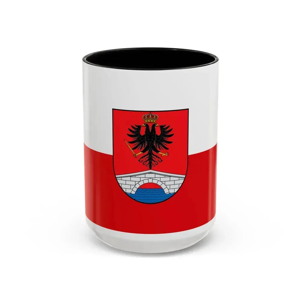 Flag of Honda Tolima Colombia - Accent Coffee Mug 15oz Black - Go Mug Yourself
