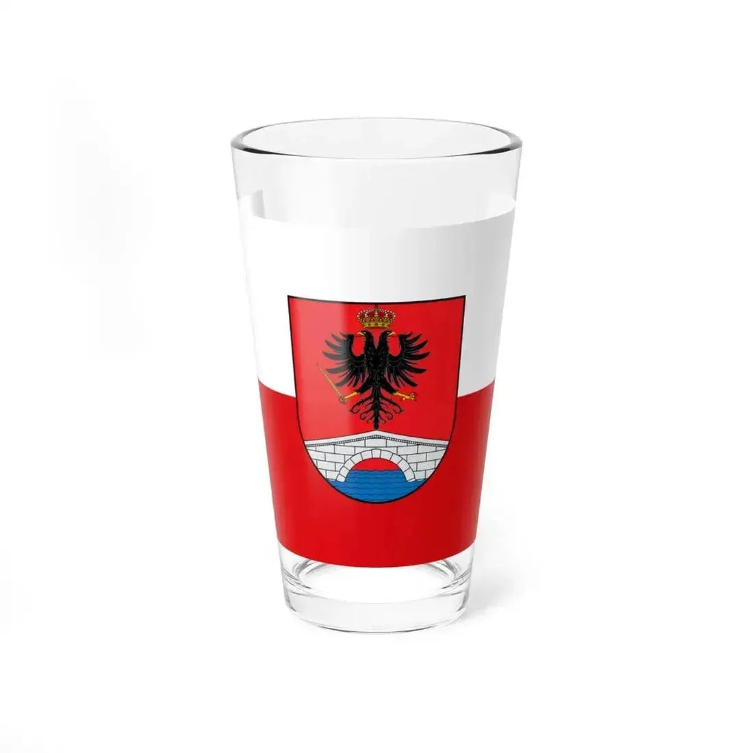 Flag of Honda Tolima Colombia - Pint Glass 16oz 16oz - Go Mug Yourself