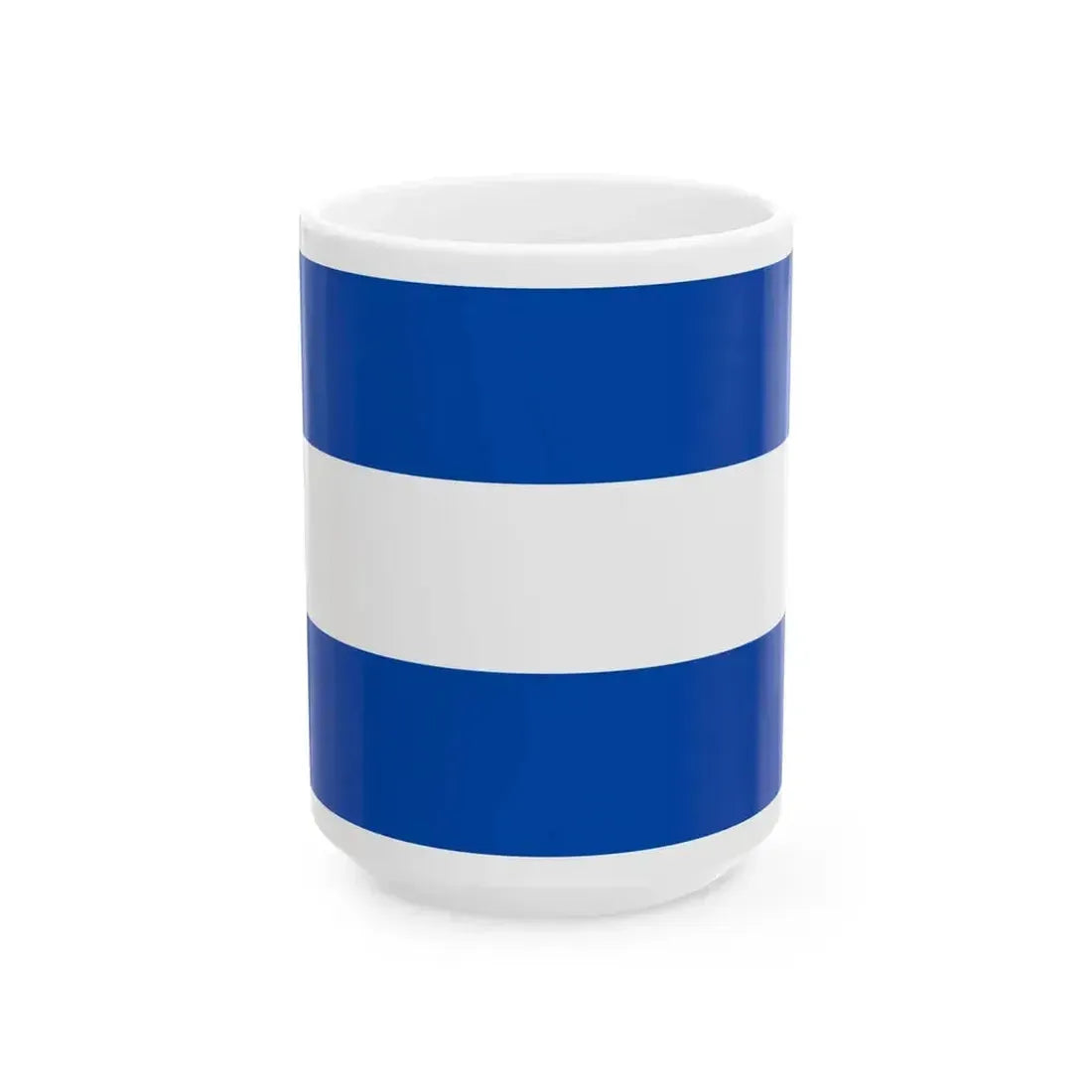 Flag of Honduras 1839-1866 (Honduras) White Coffee Mug 15oz - Go Mug Yourself