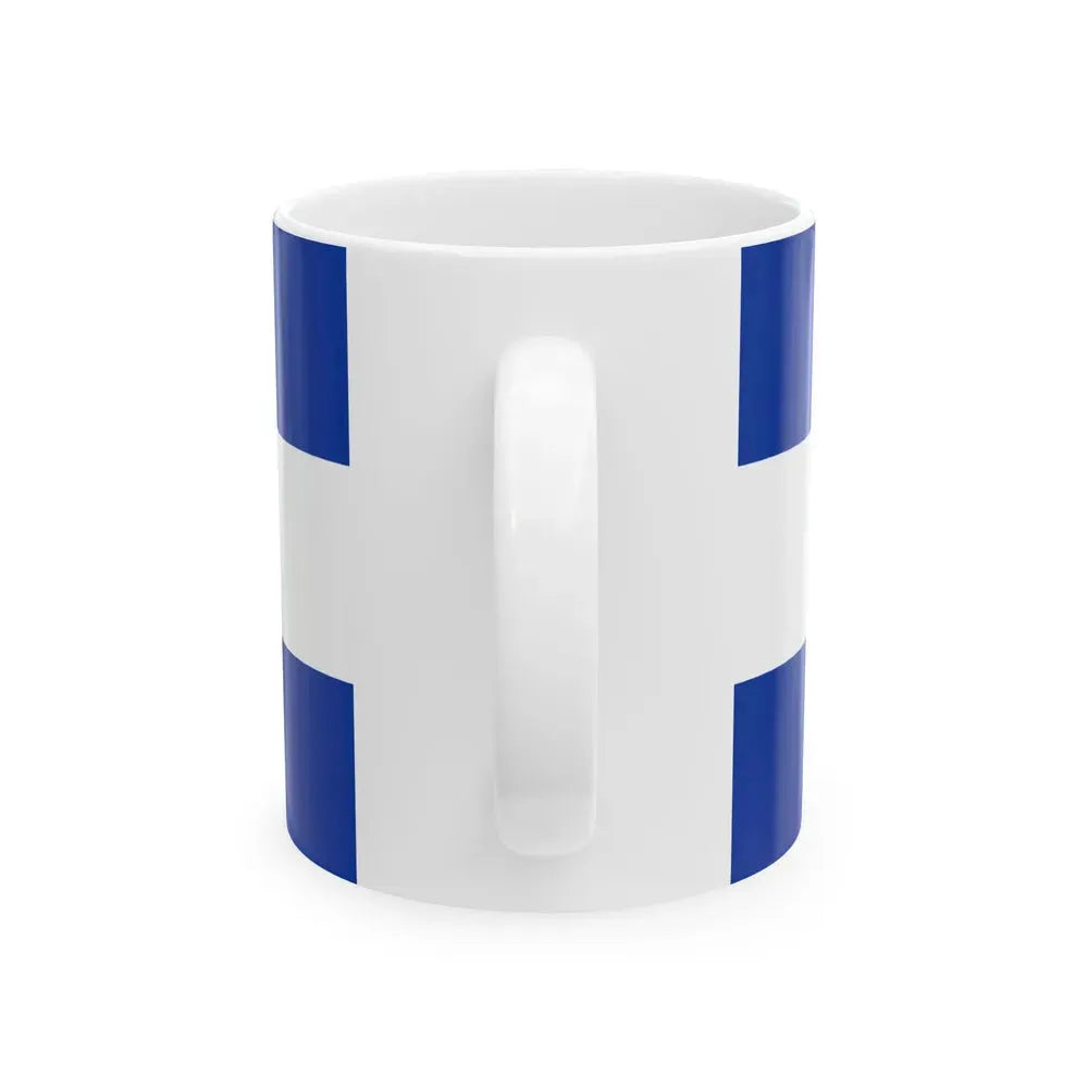 Flag of Honduras 1866-1898 (Honduras) White Coffee Mug - Go Mug Yourself